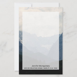 Papier Montagnes alpines pittoresques Photo nature