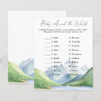 Montagnes - Baby Around the world game