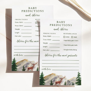 Papier Montagnes Deer Prédictions et conseils