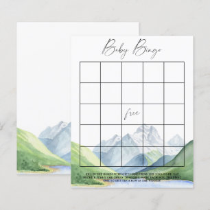 Papier Montagnes - jeu de bingo bébé