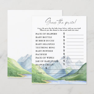 Papier Montagnes - Jeu de devinette de prix