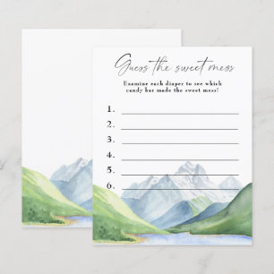 Papier Montagnes - Jeu de devinette du doux désordre