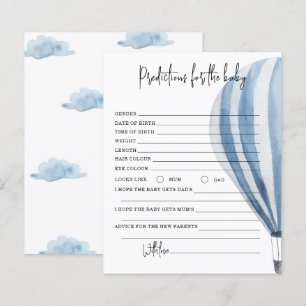 Papier Montgolfière - prédictions et conseils bébé