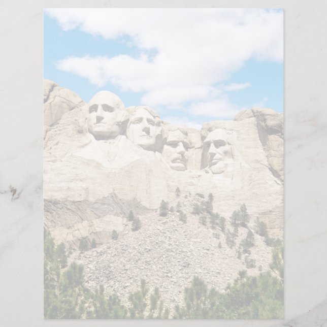 Papier Monuments Mt Rushmore (Devant)