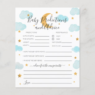 Papier Moon & Stars Blue Baby Prédictions et conseils