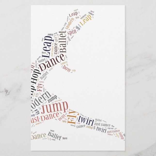 Papier Mot de danse Cloud (Devant)