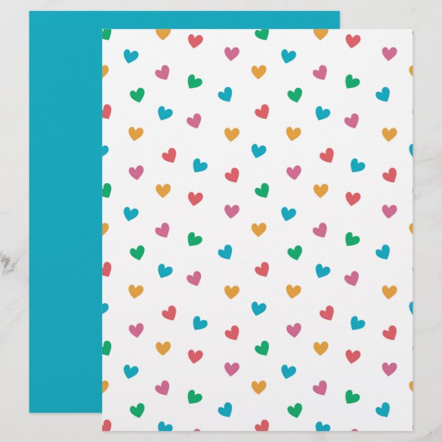 Papier Motif à fond mince (Devant / Derrière)