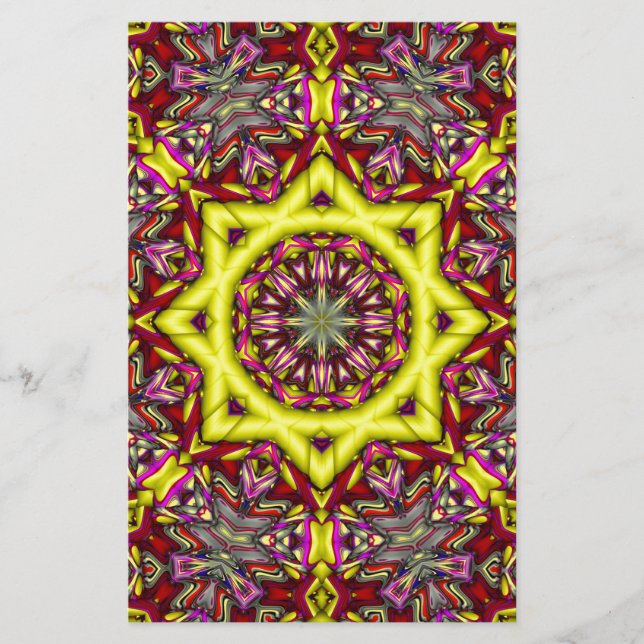 Papier motif abstrait 3d (Devant)