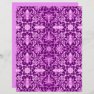Papier Motif chinois Art Nouveau, Amethyst violet