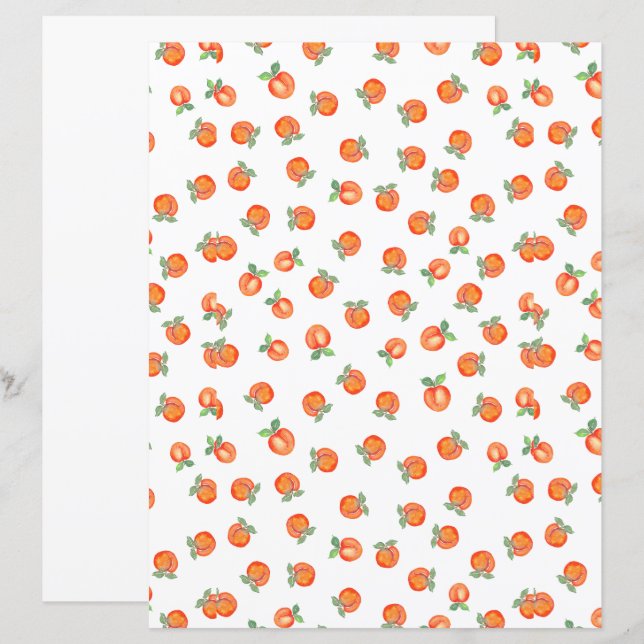 Papier Motif d'aquarelle douce (Devant / Derrière)