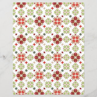Papier Motif de Noël avec des flocons de neige normaux.