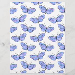 Papier Motif de papillon cosmique