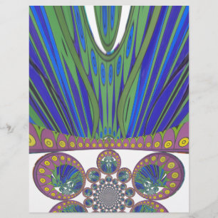 Papier Motif décoratif africain couleurs modernes design