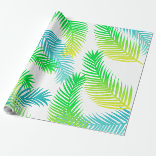 Papier Motif Feuille Palm - Cadeau Tropical