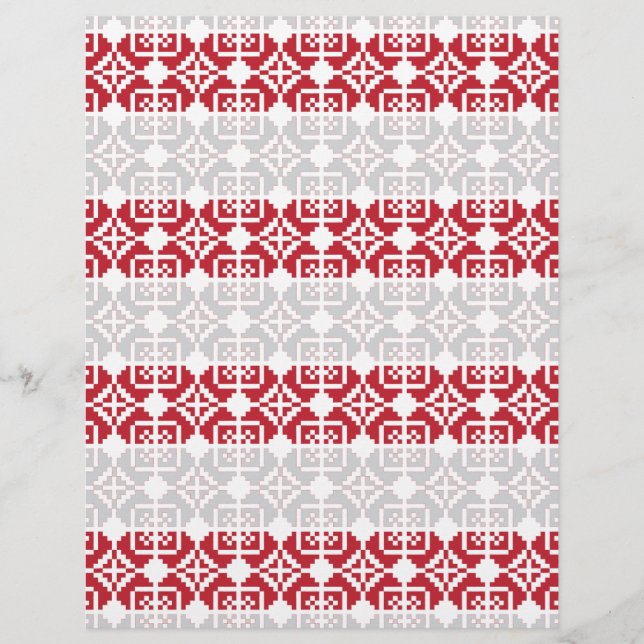 Papier Motif géométrique SUN du matin letton II (Devant)