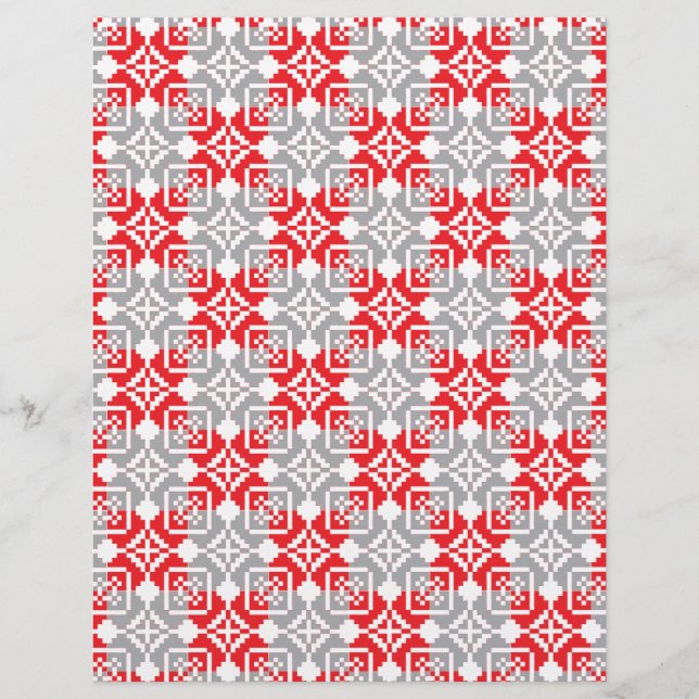 Papier Motif géométrique SUN du matin letton VI (Devant)