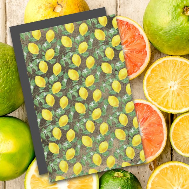 Papier Motif gris gris citron mou (Créateur téléchargé)