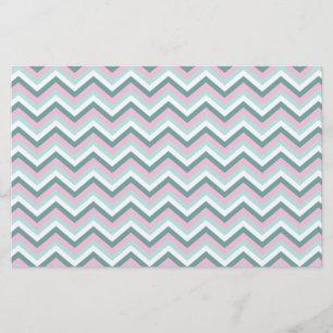 Papier Motif Ocean Mist Chevron