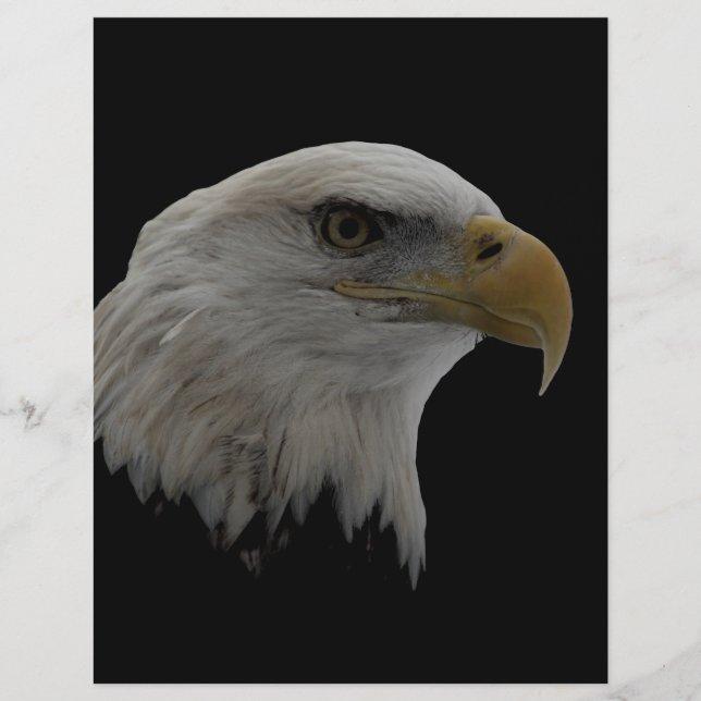 Papier Motivation du leadership de l'aigle américain (Devant)