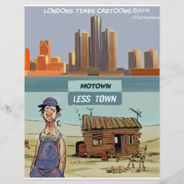Papier Motown LessTown Drôle (Devant)