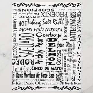 Papier Mots à la mode de l'Arizona