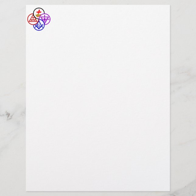 Papier Moulin à vent de York Rite (Devant)