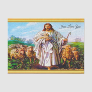 Papier Mousseline 10:7 de John - 21 je suis le bon berger