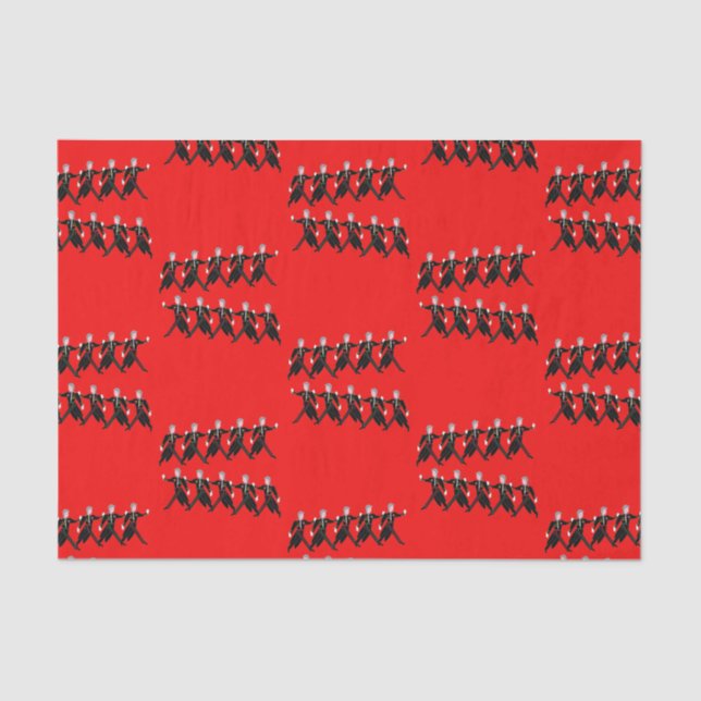 Papier Mousseline 12 jours de Noël 10 seigneurs Un-Sauter (Recto)