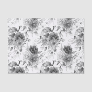 Papier Mousseline 1600s Hollandais Black White Still Life Art Floral