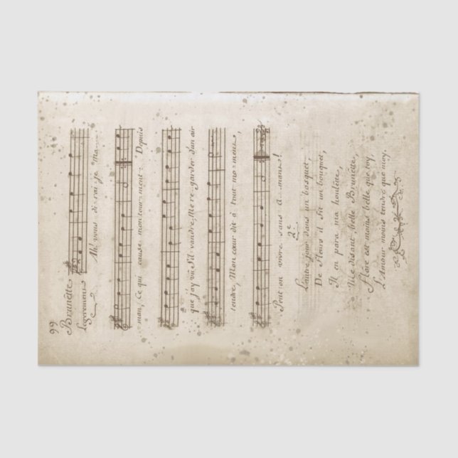 Papier Mousseline 1761 Version française de Twinkle Twinkle Little S (Recto)