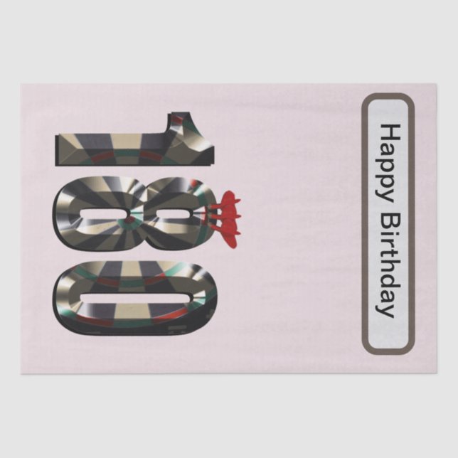 Papier Mousseline "180 en 3D : la dimension Ultimate Darts" (Recto)