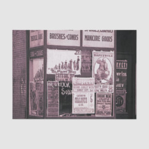 Papier Mousseline 1912 Fenêtre du magasin Vaudeville Manucure Pro-Un