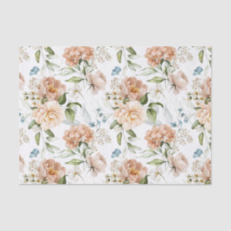 Papier Mousseline 3 feuilles, Dutch Still Life Floral Art Hydrangeas