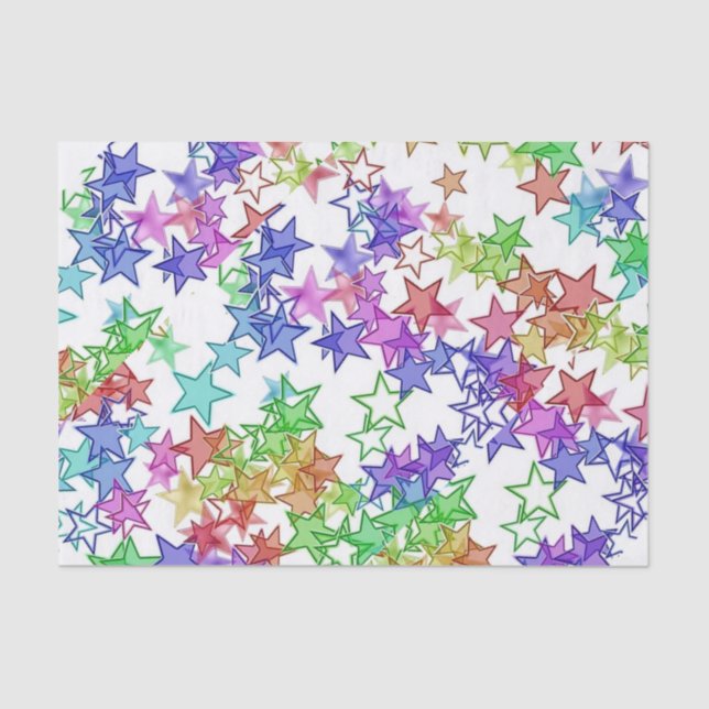 Papier Mousseline 40 Un papier de tissus Starburst (Recto)