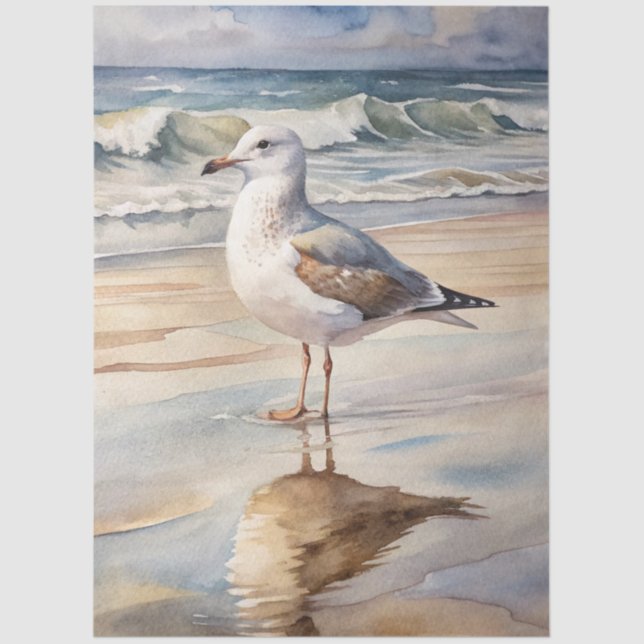 Papier Mousseline A Coastal Series Design 17 (Recto)