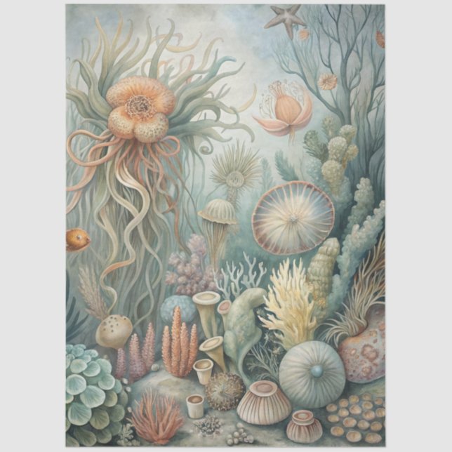 Papier Mousseline A Coastal Series Design 61 (Recto)