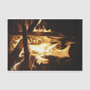 Papier Mousseline A travers les flammes