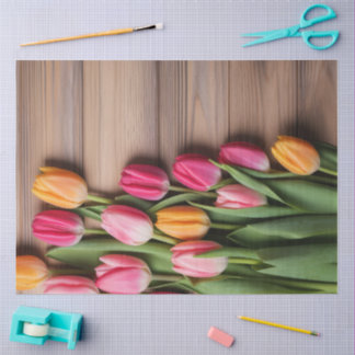 Papier Mousseline A Wood and Tulip Series Design #4