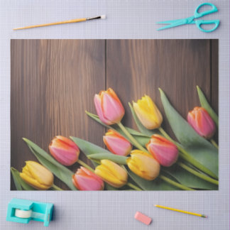 Papier Mousseline A Wood and Tulip Series Design #8