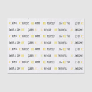 Papier Mousseline Abee Happy Bee Kind Tissus Papier