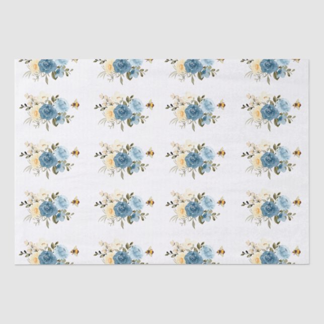 Papier Mousseline Abeille (Recto)