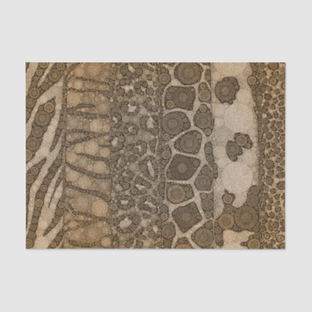 Papier Mousseline Abrégé sur poster de animal (Recto)