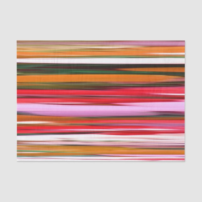 Papier Mousseline Abstrait #2 : Orange blur (Recto)