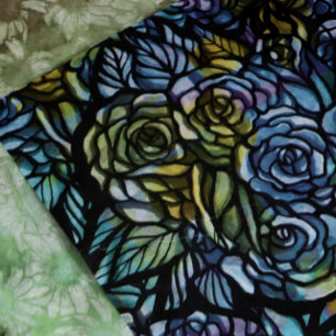 Papier Mousseline Abstrait moody Roses Floral Pattern Rose Jardin