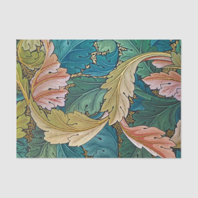 Papier Mousseline Acanthus, Wallpaper de William Morris (Recto)