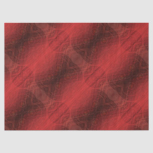 Papier Mousseline Acceptation Médaillons de méditation rouge