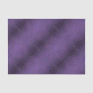 Papier Mousseline Acceptation   Motif Boho violet écectique