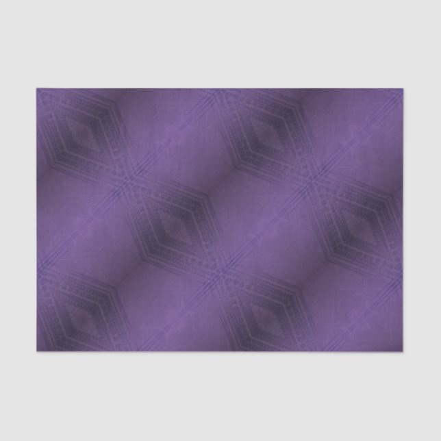 Papier Mousseline Acceptation | Motif Boho violet écectique (Recto)