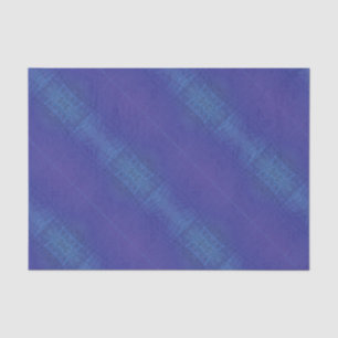 Papier Mousseline Acceptation   Motif de Blue Indigo Violet Shibori