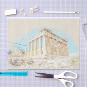 Papier Mousseline Acropole Hill à Athènes, Grèce